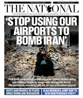 Cover of The National (Scotland)