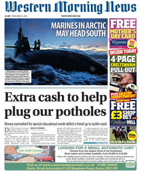 Cover of Western Morning News