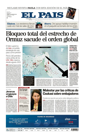 Cover of El Pais (Uruguay)