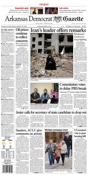 Cover of Arkansas Democrat-Gazette