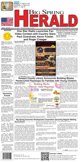 Cover of Big Spring Herald