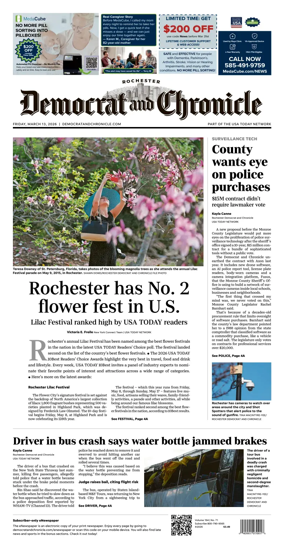 Cover of Democrat and Chronicle