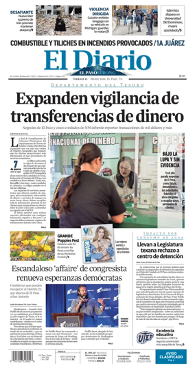 Cover of El Diario de El Paso
