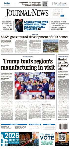 Cover of Hamilton Journal News