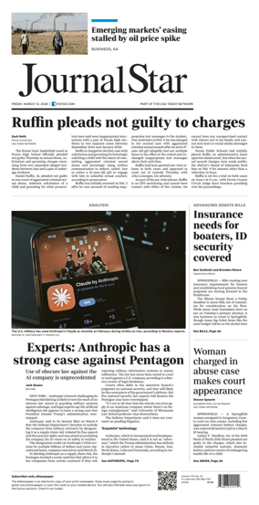 Cover of Journal Star (Peoria)