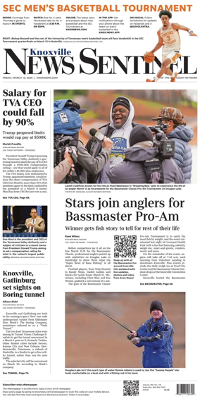 Cover of Knoxville News Sentinel