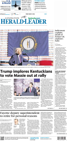 Cover of Lexington Herald-Leader