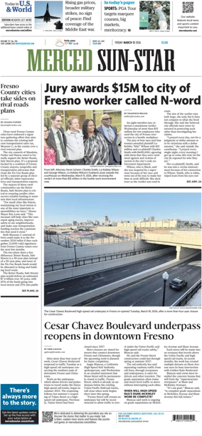 Cover of Merced Sun-Star