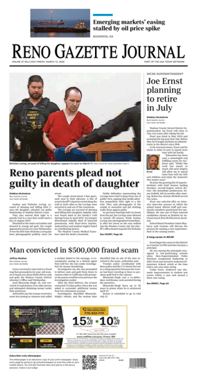Cover of Reno Gazette Journal