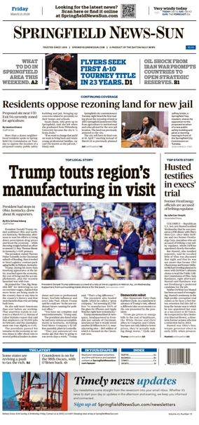 Cover of Springfield News-Sun