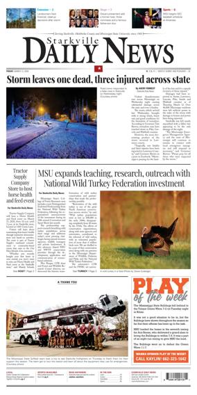 Cover of Starkville Daily News