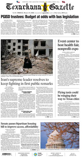 Cover of Texarkana Gazette