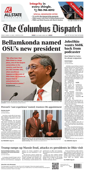 Cover of The Columbus Dispatch