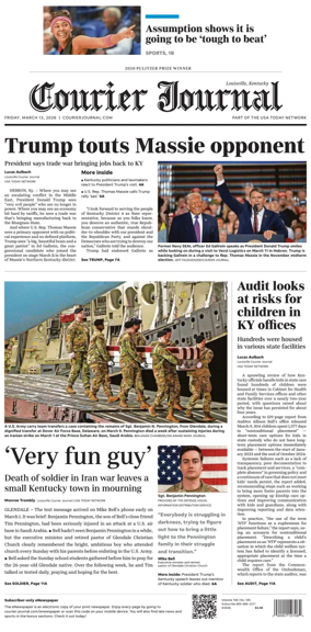 Cover of The Courier-Journal (Louisville)