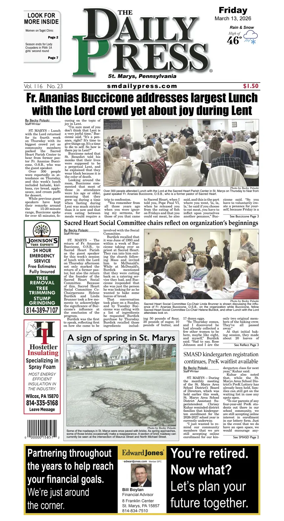 Cover of The Daily Press