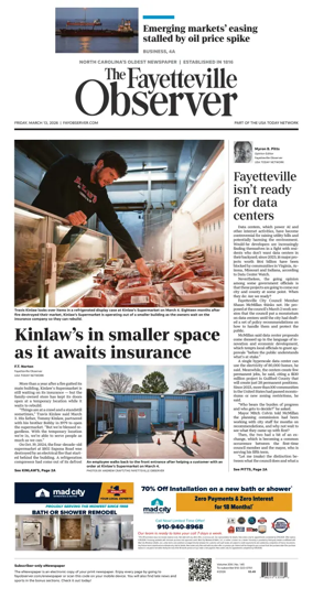 Cover of The Fayetteville Observer