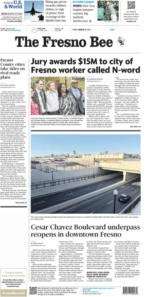 Cover of The Fresno Bee