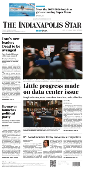 Cover of The Indianapolis Star