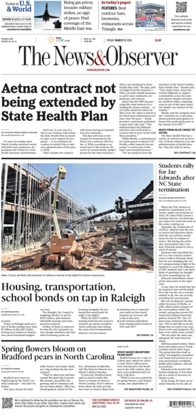 Cover of The News & Observer