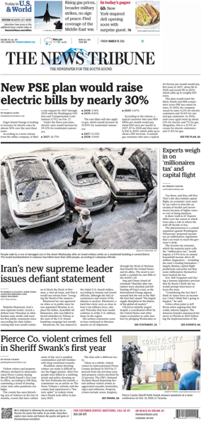 Cover of The News Tribune