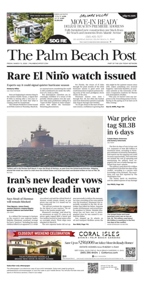 Cover of The Palm Beach Post