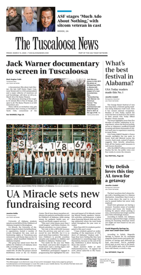 Cover of The Tuscaloosa News