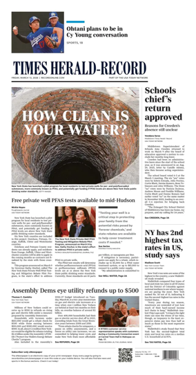 Cover of Times Herald-Record