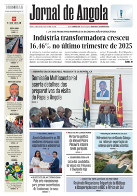 Cover of Jornal de Angola