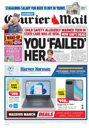 Cover of The Courier-Mail