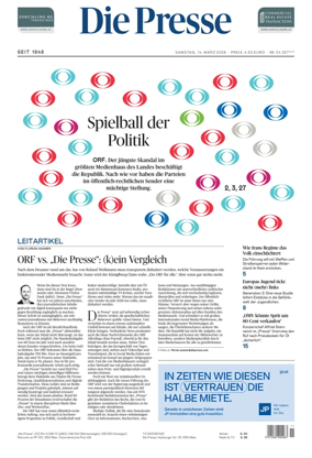 Cover of Die Presse