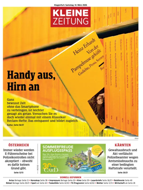 Cover of Kleine Zeitung Kaernten