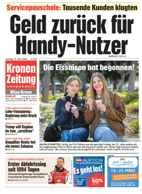 Cover of Kronen Zeitung