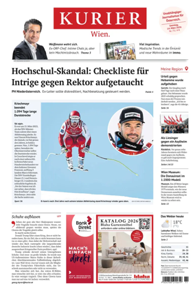 Cover of Kurier (Samstag)