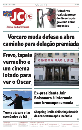Cover of Jornal do Commercio