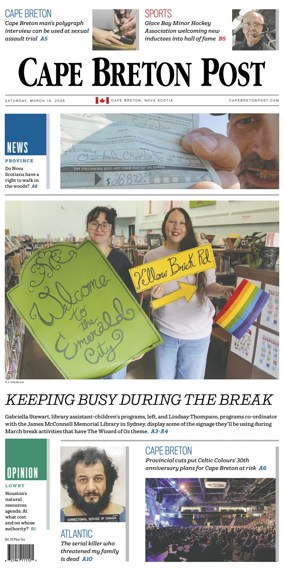 Cover of Cape Breton Post