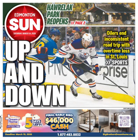 Cover of Edmonton Sun