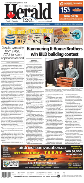 Cover of Lethbridge Herald