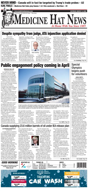 Cover of Medicine Hat News