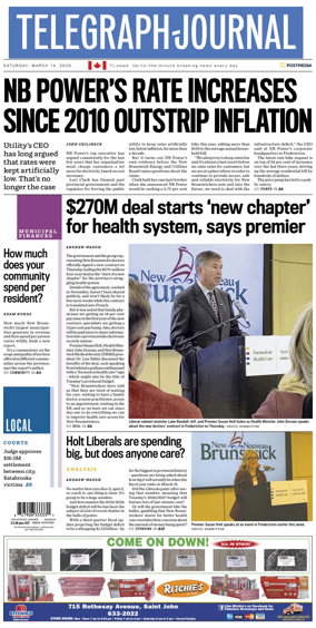 Cover of Telegraph-Journal