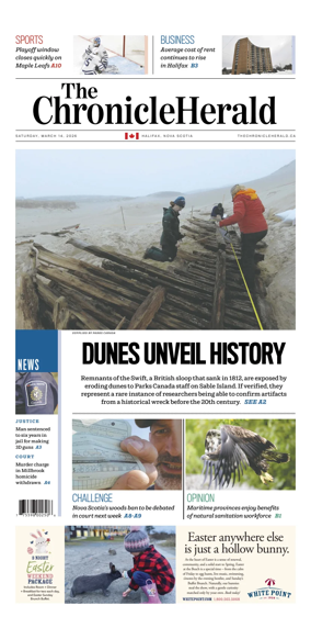 Cover of The Chronicle Herald (Provincial)