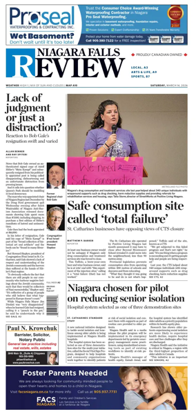 Cover of The Niagara Falls Review