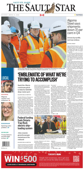 Cover of The Sault Star