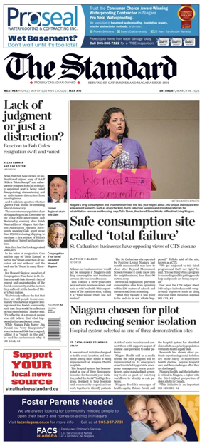 Cover of The Standard (St. Catharines)