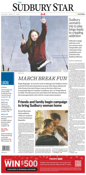 Cover of The Sudbury Star