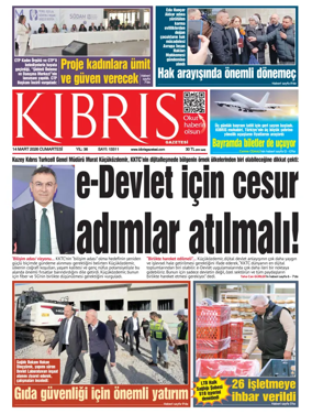 Cover of Kibris Gazetesi