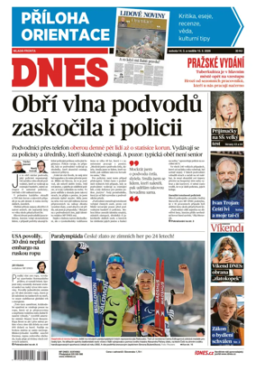 Cover of Dnes Prague Edition