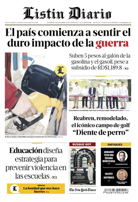 Cover of Listin Diario