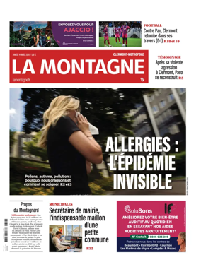 Cover of La Montagne (Clermont-Metropole)