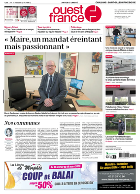 Cover of Ouest France (Challans / Saint-Gilles-Croix-de-Vie)