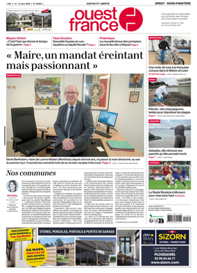 Cover of Ouest France (Nord-Finistere)